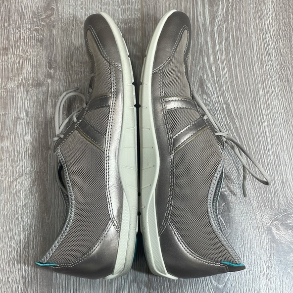 Ecco Bluma Summer Metallic Leather Mesh Lace Up Comfort Shoe Sneaker 10/10.5(41) - Picture 11 of 16